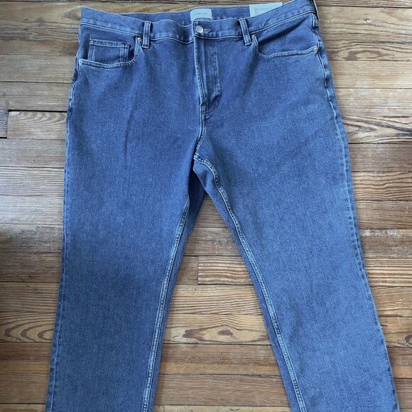 NWT EVERLANE The Slim 4-Way Stretch Organic Jean Uniform in Marine Size 38 X 30 - Picture 8 of 9